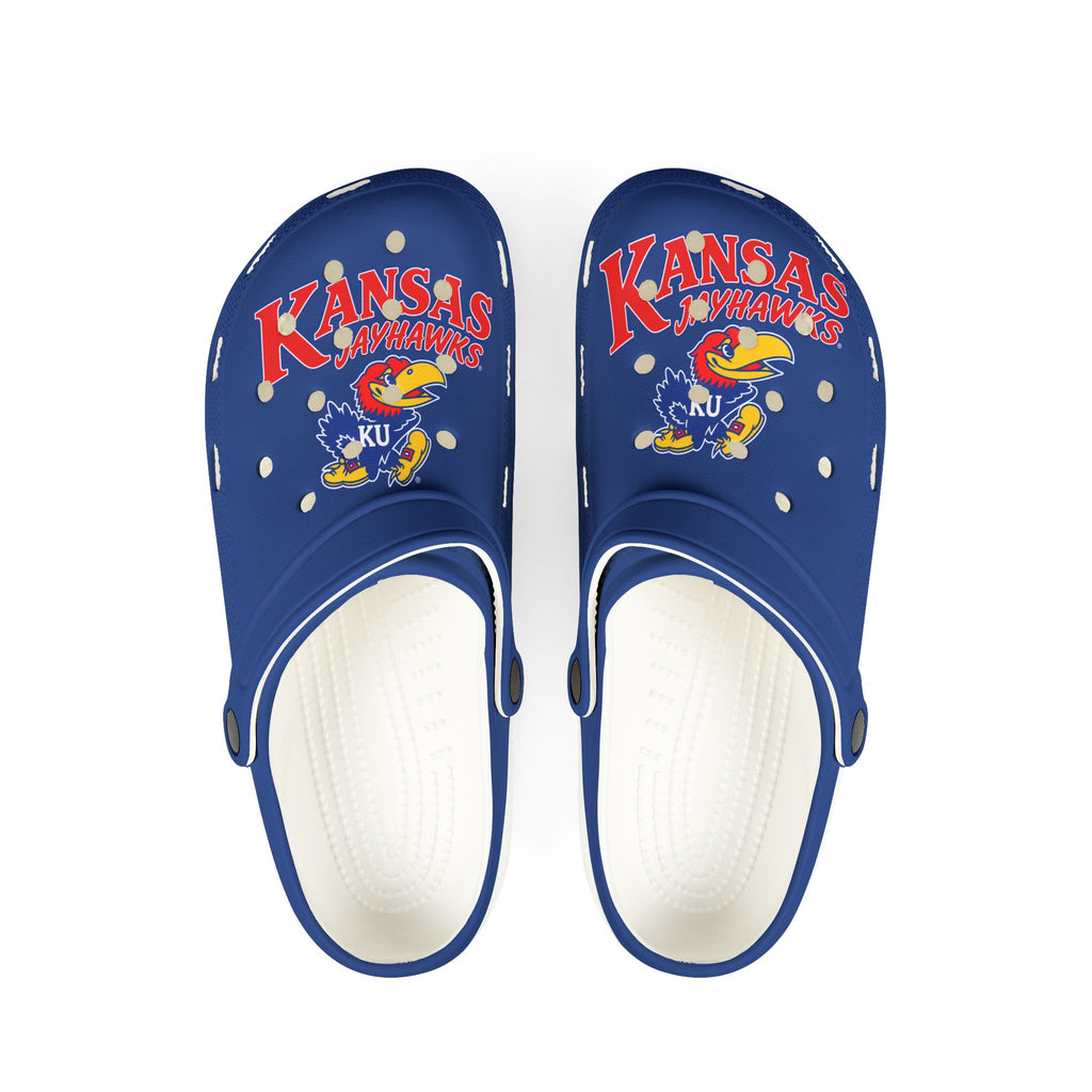 Kansas jayhawks  Foam Rubber Shoes