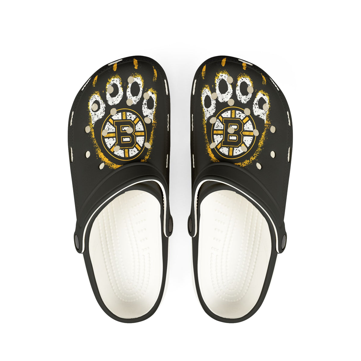 Boston Bruins EVA Foam Rubber Shoes