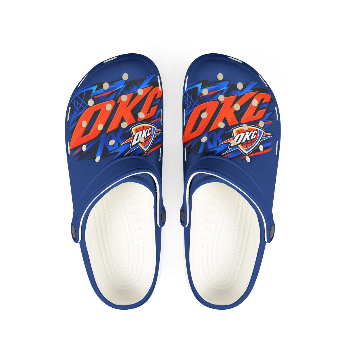 Oklahoma City Thunder EVA Foam Rubber Shoes