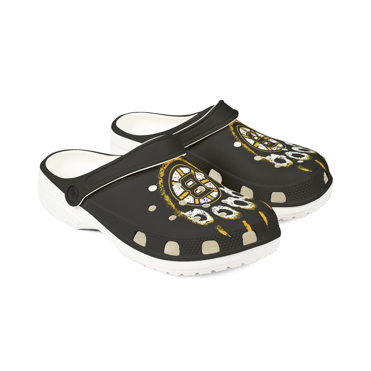 Boston Bruins EVA Foam Rubber Shoes
